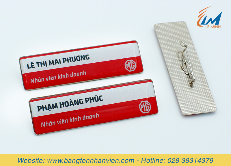 Bảng tên cài áo Suzuki